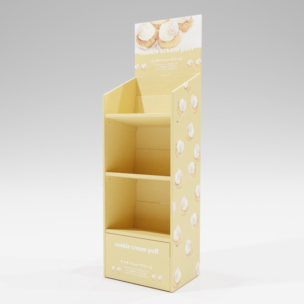 内折れノックダウンタイプフロア什器